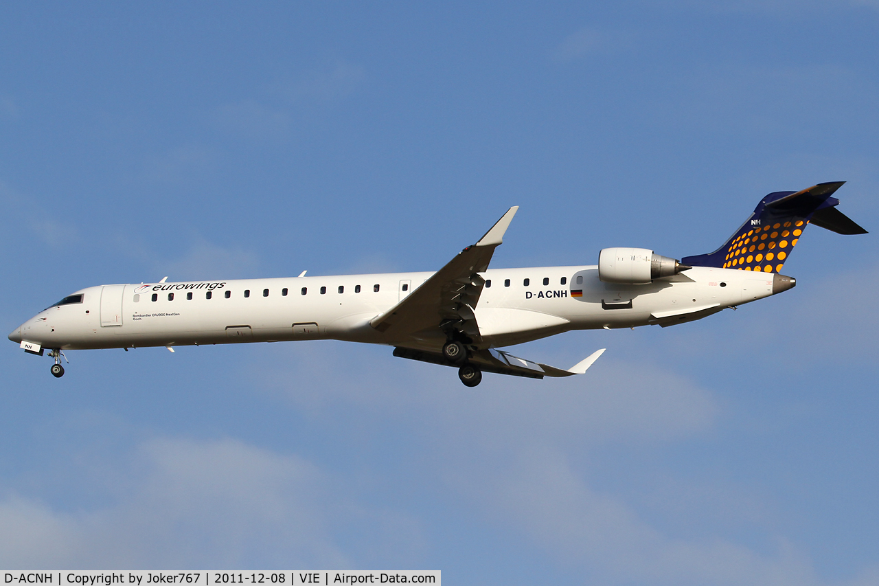 D-ACNH, 2009 Bombardier CRJ-900 NG (CL-600-2D24) C/N 15247, Lufthansa Regional (Eurowings)