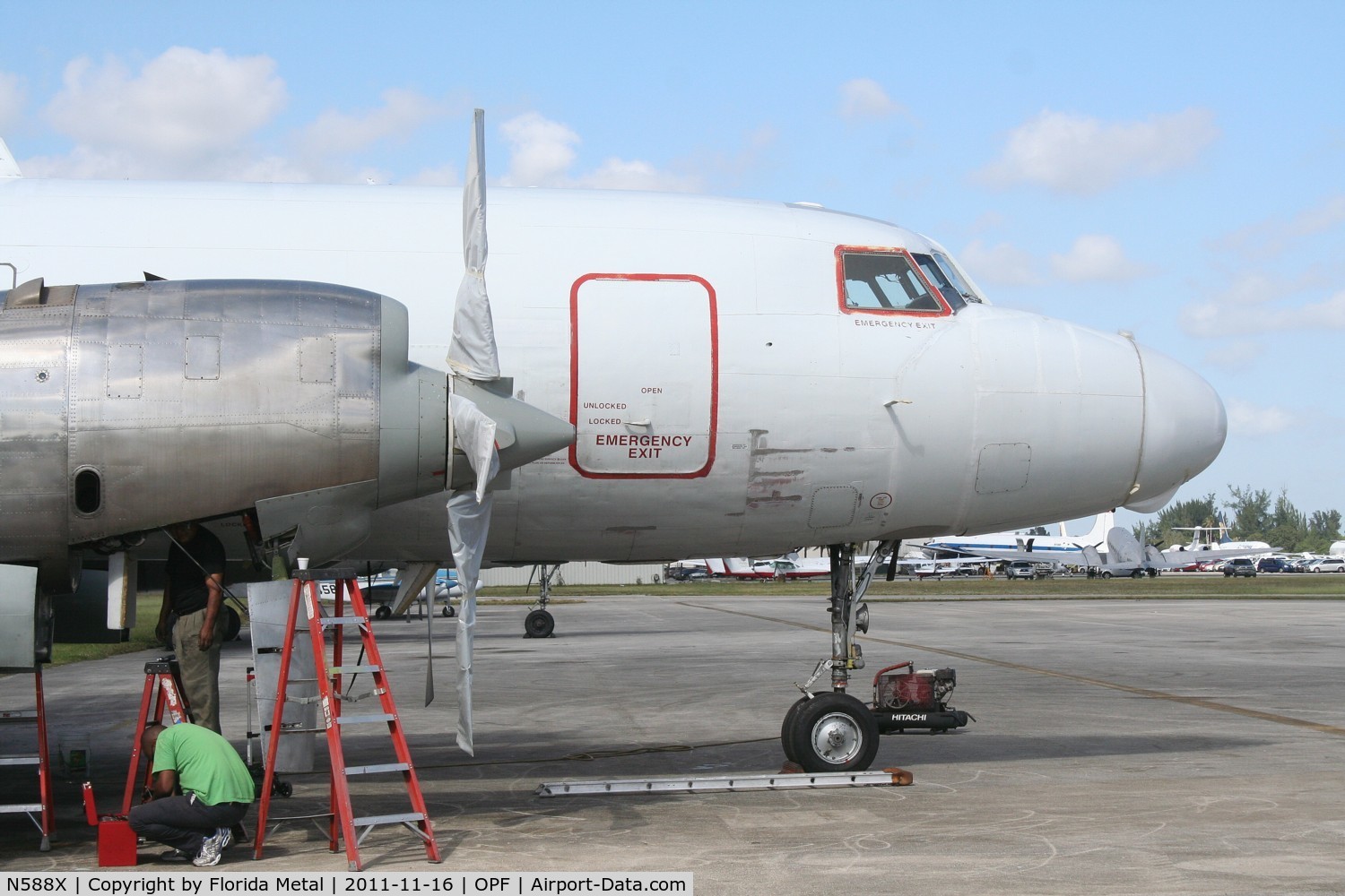 N588X, 1953 Convair 580(F) C/N 052/080, Air Tahoma CV-580