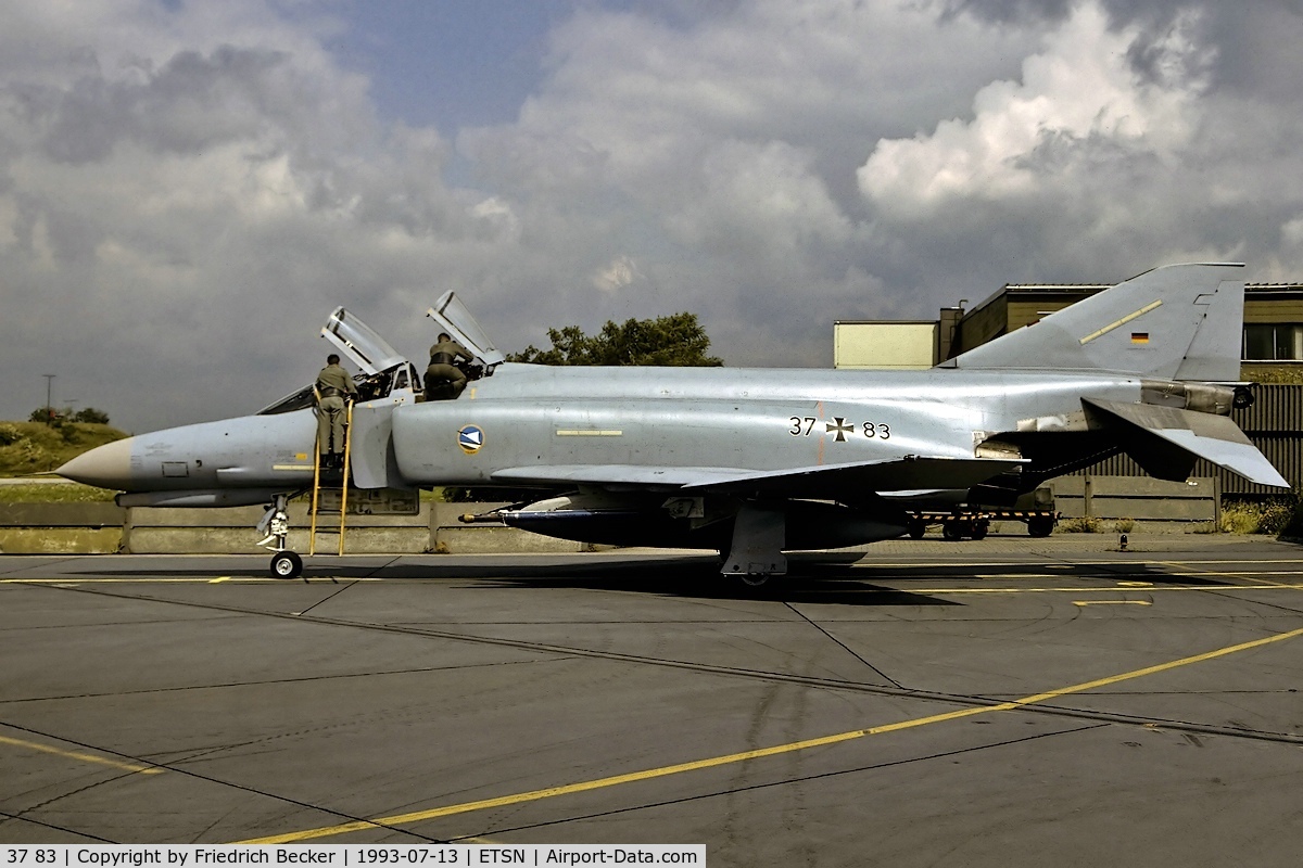 37 83, 1972 McDonnell Douglas F-4F Phantom II C/N 4556, just returned from atraining mission