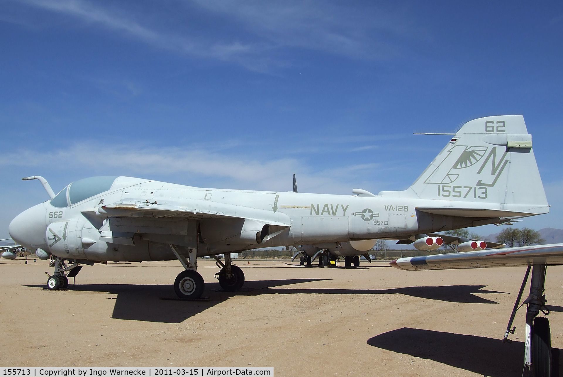 155713, Grumman A-6E Intruder C/N I-439, Grumman A-6E Intruder at the Pima Air & Space Museum, Tucson AZ