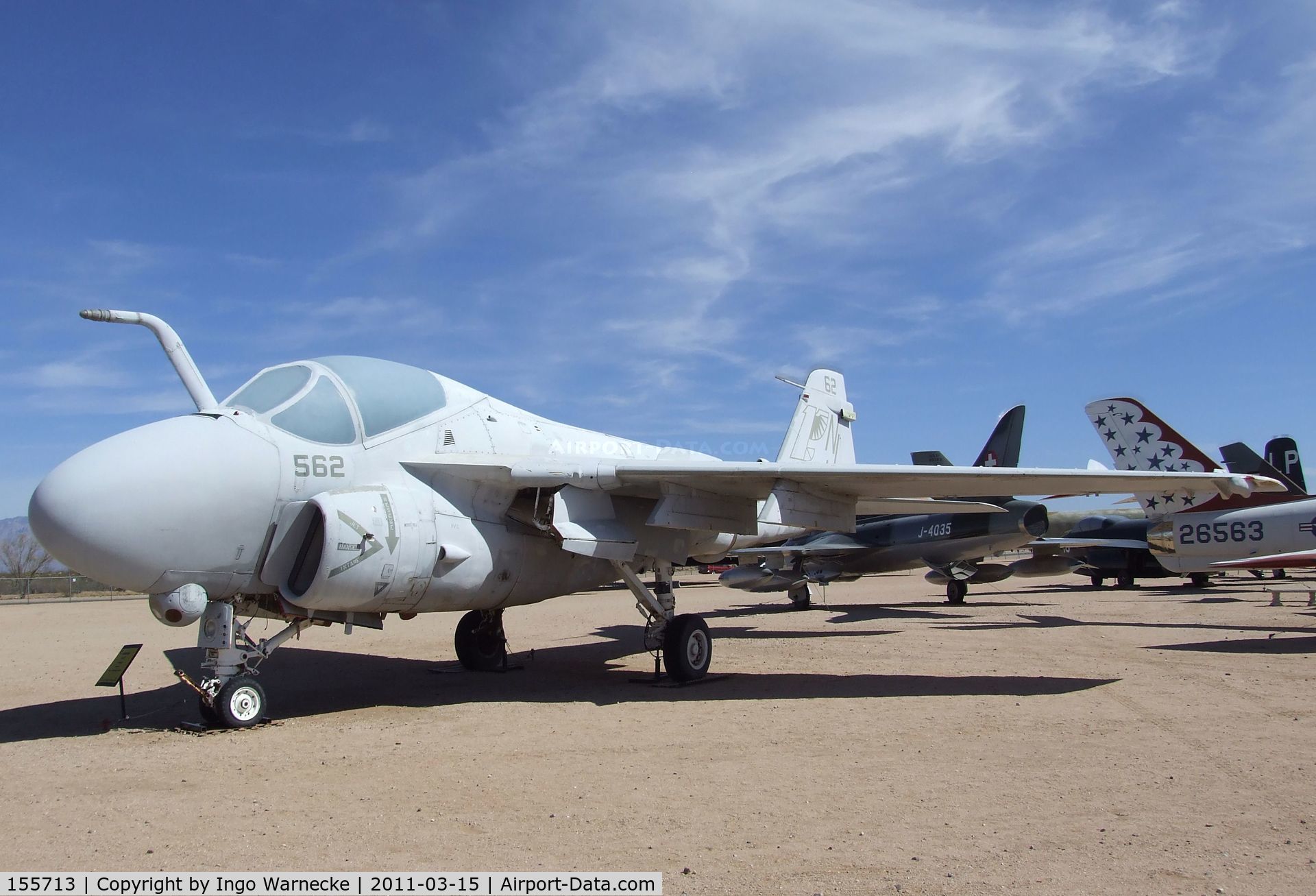 155713, Grumman A-6E Intruder C/N I-439, Grumman A-6E Intruder at the Pima Air & Space Museum, Tucson AZ