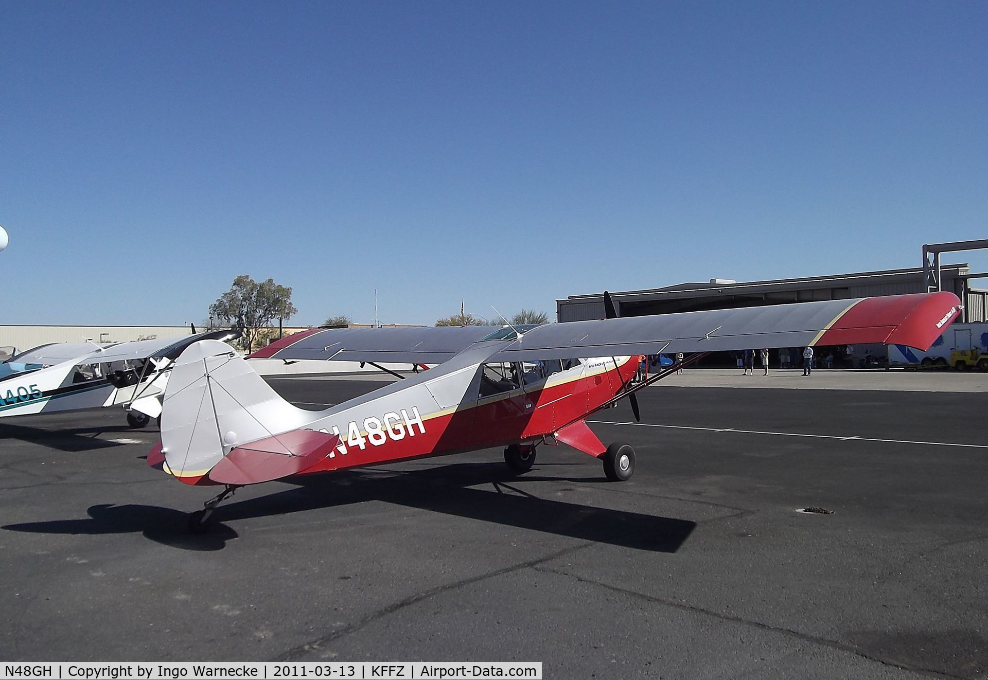 N48GH, 1999 Aviat A-1B Husky C/N 2049, Aviat A-1B Husky outside the CAF Museum at Falcon Field, Mesa AZ