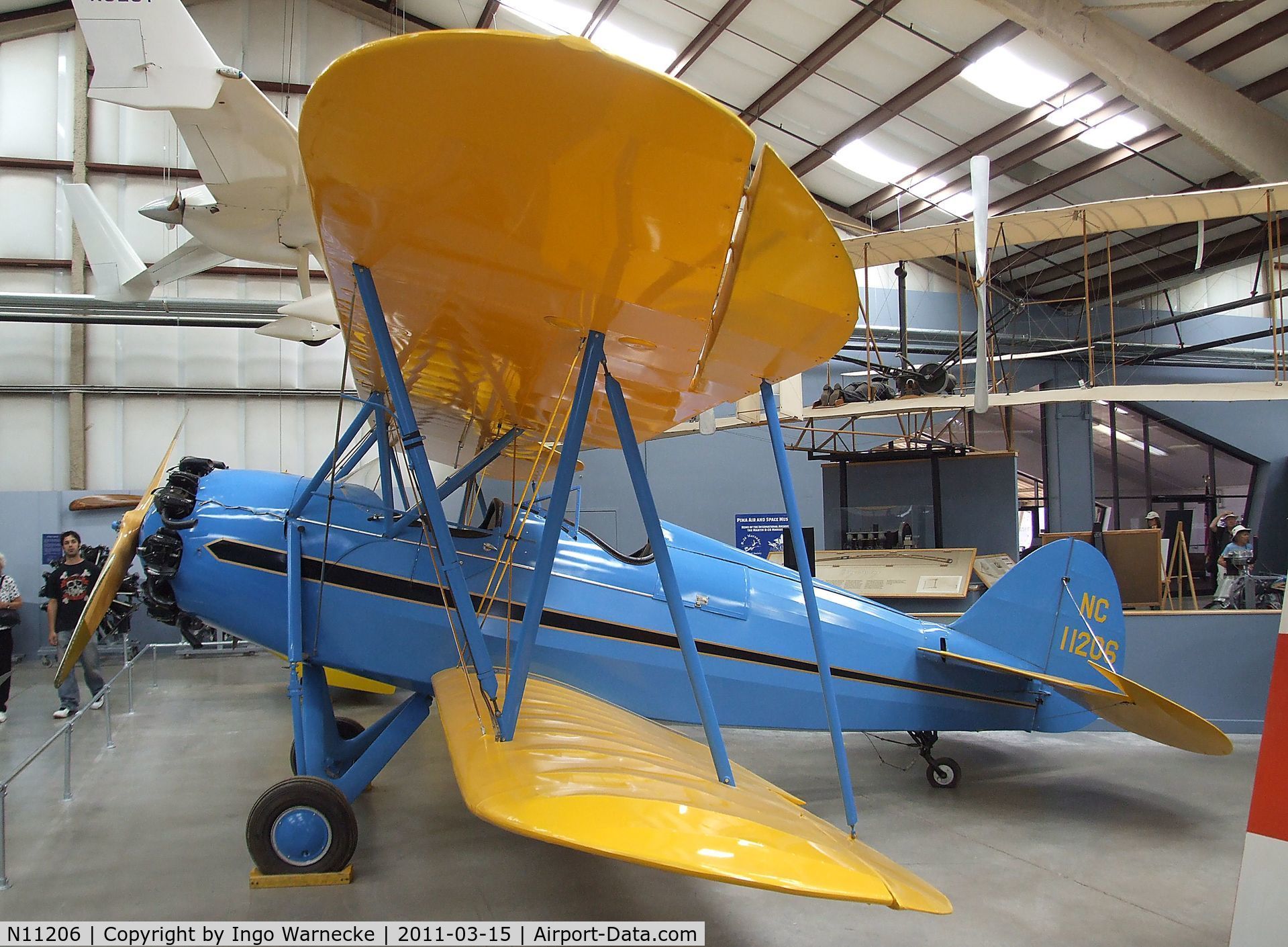 N11206, Waco RNF C/N 3392, Waco RNF at the Pima Air & Space Museum, Tucson AZ