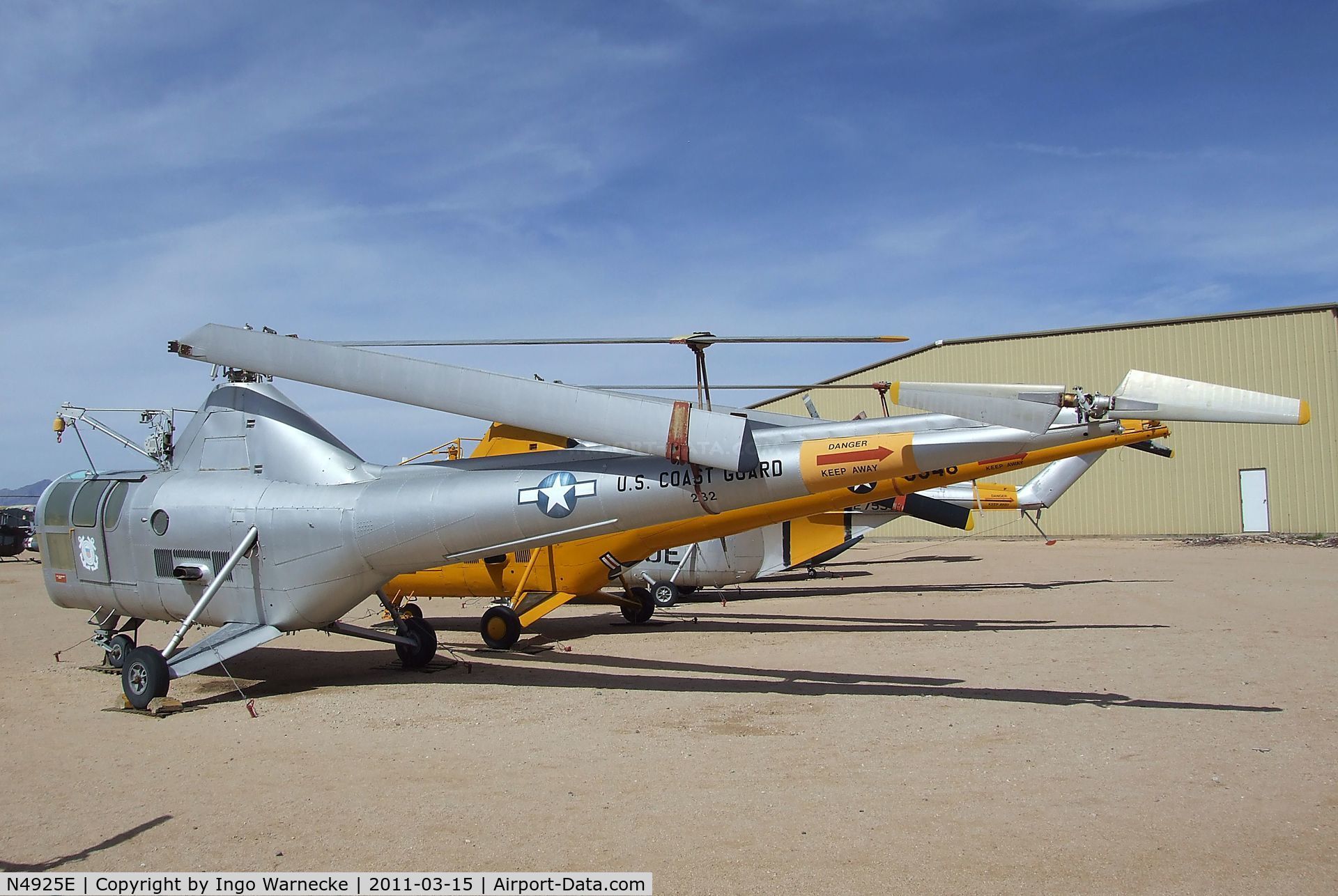 N4925E, 1946 Sikorsky S-51 C/N 232, Sikorsky HO3S-1 Dragonfly at the Pima Air & Space Museum, Tucson AZ