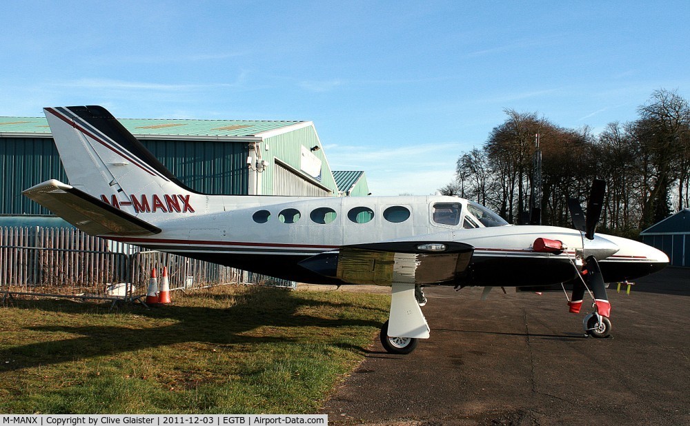 M-MANX, 1981 Cessna 425 Conquest I C/N 425-0044, Ex: N6774L>VH-PTH>N555BE>N425HS>M-MANX