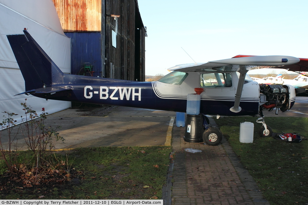 G-BZWH, 1978 Cessna 152 C/N 152-81339, 1978 Cessna 152, c/n: 152-81339 receiving maintenance