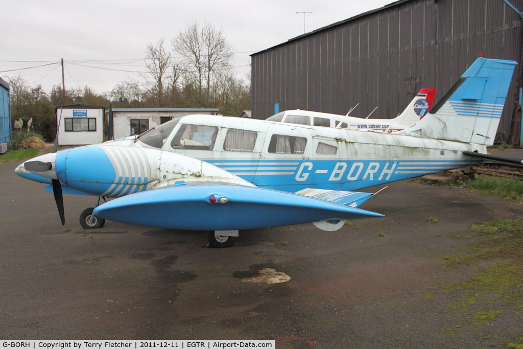 G-BORH, 1980 Piper PA-34-200T Seneca II C/N 34-8070352, 1980 Piper PA-34-200T, c/n: 34-8070352 at Elstree