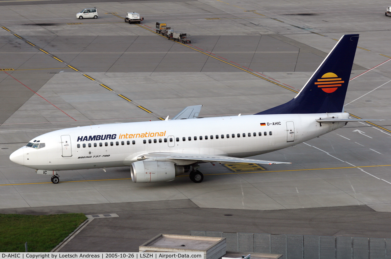 D-AHIC, 2001 Boeing 737-7BK C/N 30617, Historic airline. Aircraft used now Aeromexico / N126AM