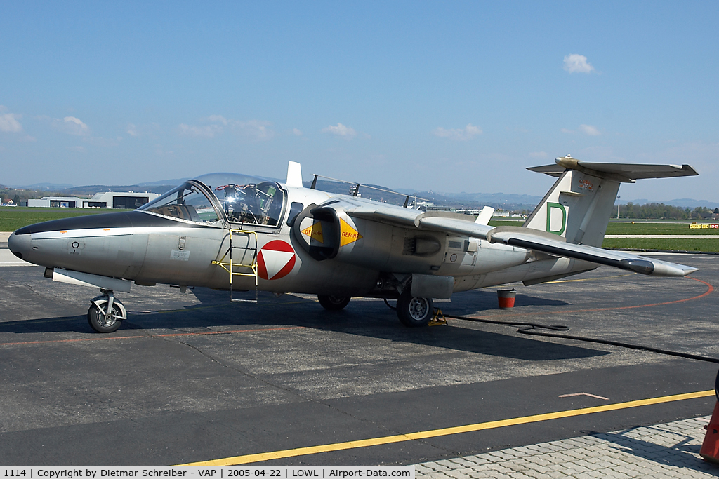 1114, Saab 105OE C/N 105414, GD-14 Austrian Air Force Saab 105