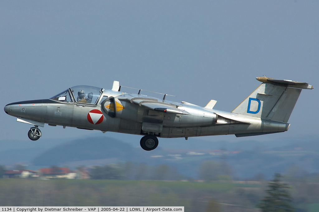 1134, Saab 105OE C/N 105434, BD-34 Austrian Air Force Saab 105