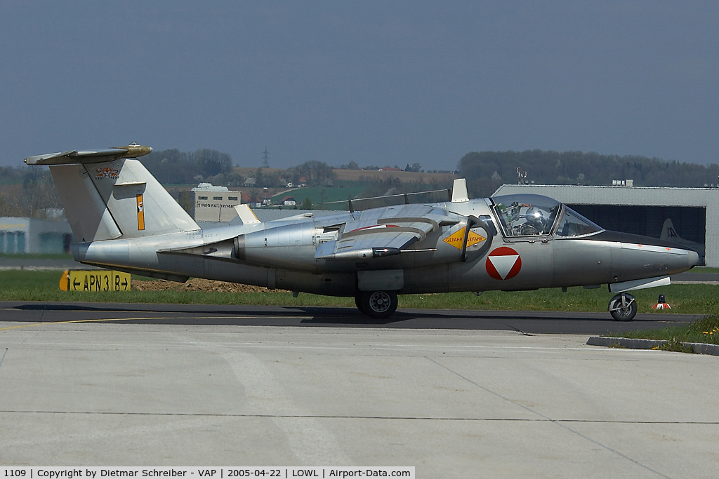 1109, Saab 105OE C/N 105409, YI-09 Austrian Air Force Saab 105