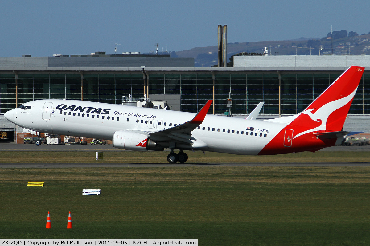 ZK-ZQD, 2011 Boeing 737-838 C/N 34203, back to SYD as QF046