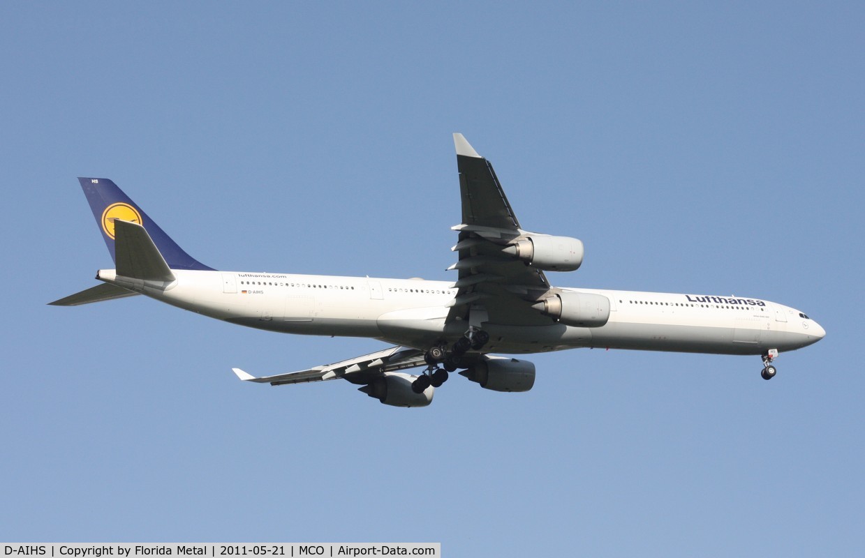D-AIHS, 2007 Airbus A340-642 C/N 812, Lufthansa A340-600