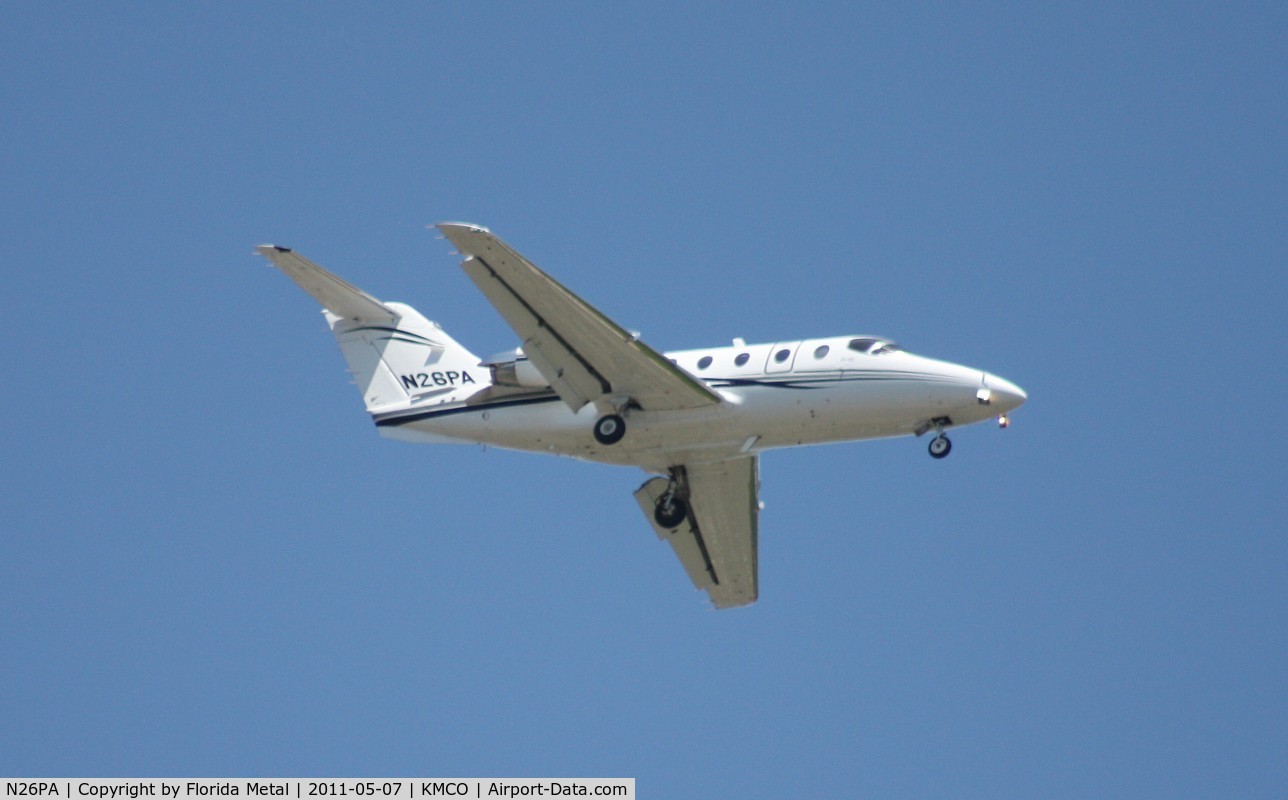 N26PA, 1999 Raytheon Beechjet 400A C/N RK-256, Beech 400A