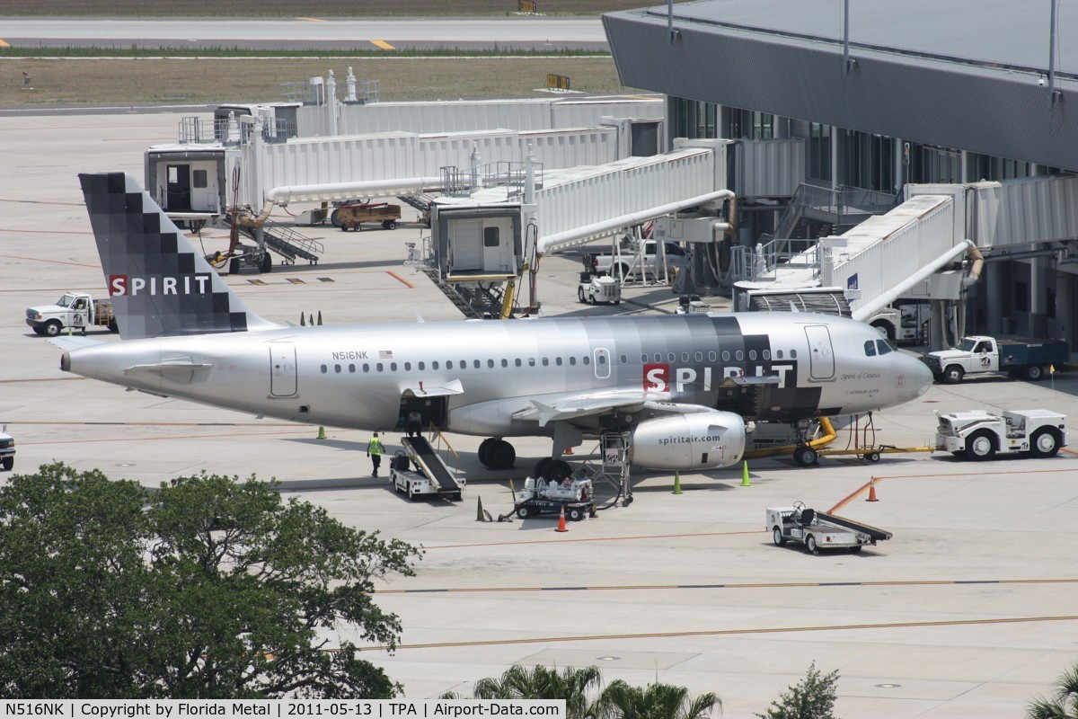 N516NK, 2006 Airbus A319-132 C/N 2704, Spirit A319