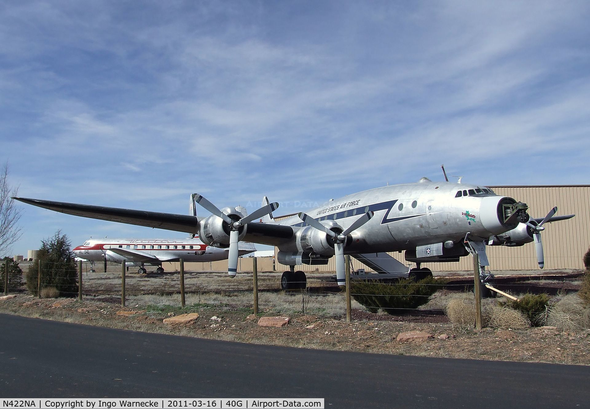N422NA, 1948 Lockheed C-121A Constellation C/N 48-613 (2605), Lockheed VC-121A Constellation 'BATAAN' at the Planes of Fame Air Museum, Valle AZ
