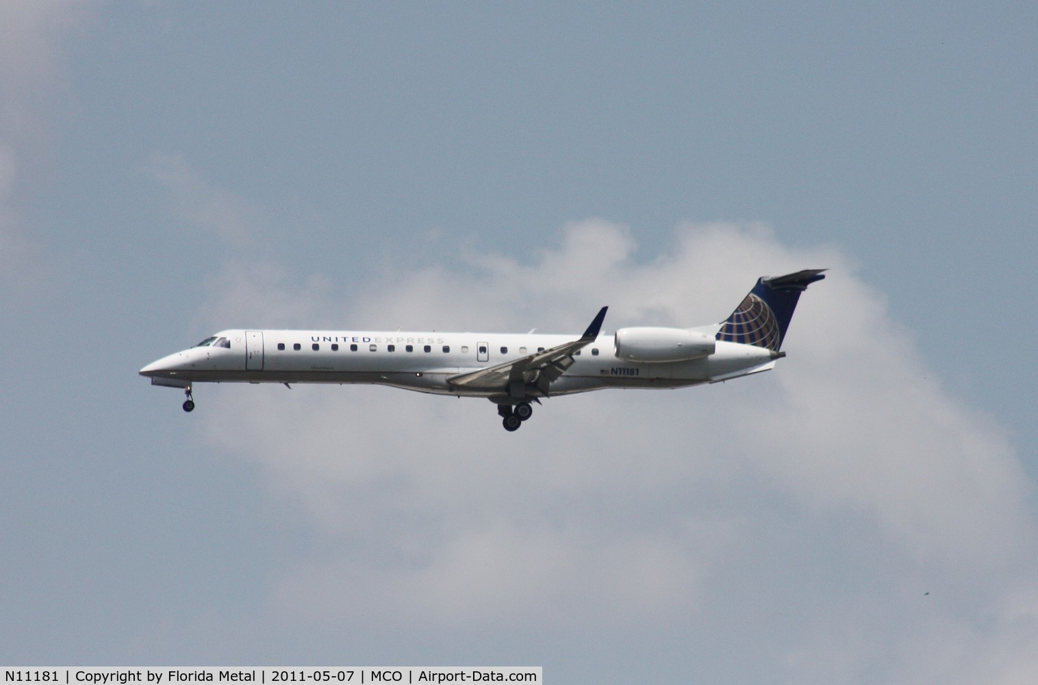 N11181, 2005 Embraer ERJ-145XR (EMB-145XR) C/N 14500904, United Express E145XR