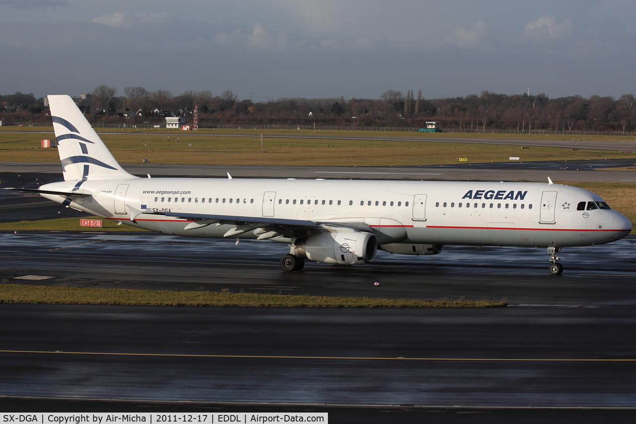 SX-DGA, 2009 Airbus A321-231 C/N 3878, Aegean Airlines, Airbus A321-231, CN: 3878