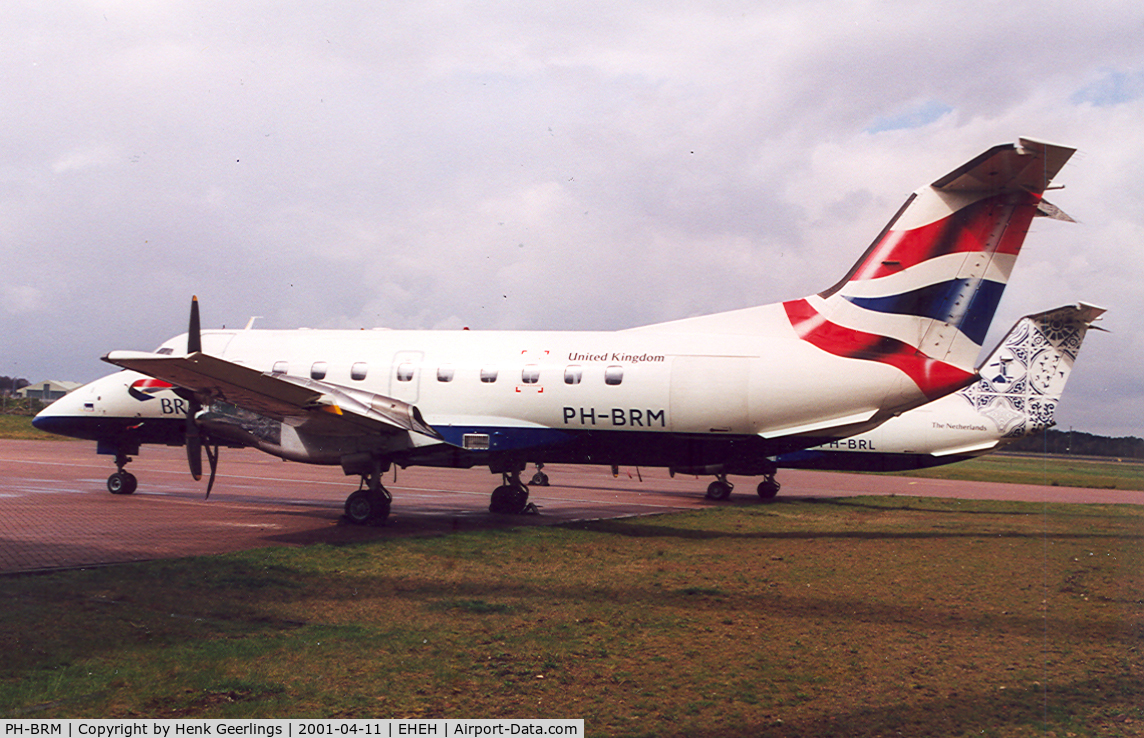 PH-BRM, Embraer EMB-120RT Brasilia C/N 120090, British Aiways (Base Airlines)