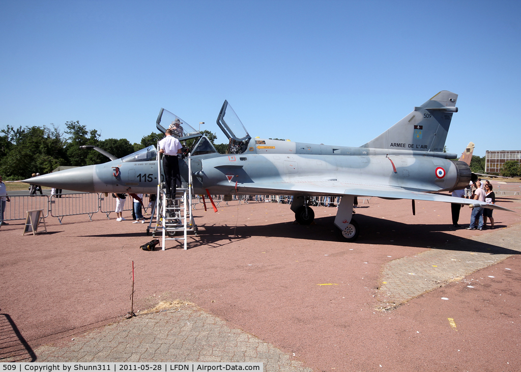 509, Dassault Mirage 2000B C/N 62, Used as a static display during LFDN Airshow 2011