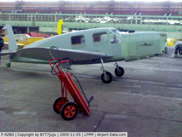 F-AZBO, Caudron C.635 Simoun C/N 342, on restoration at AMPAA