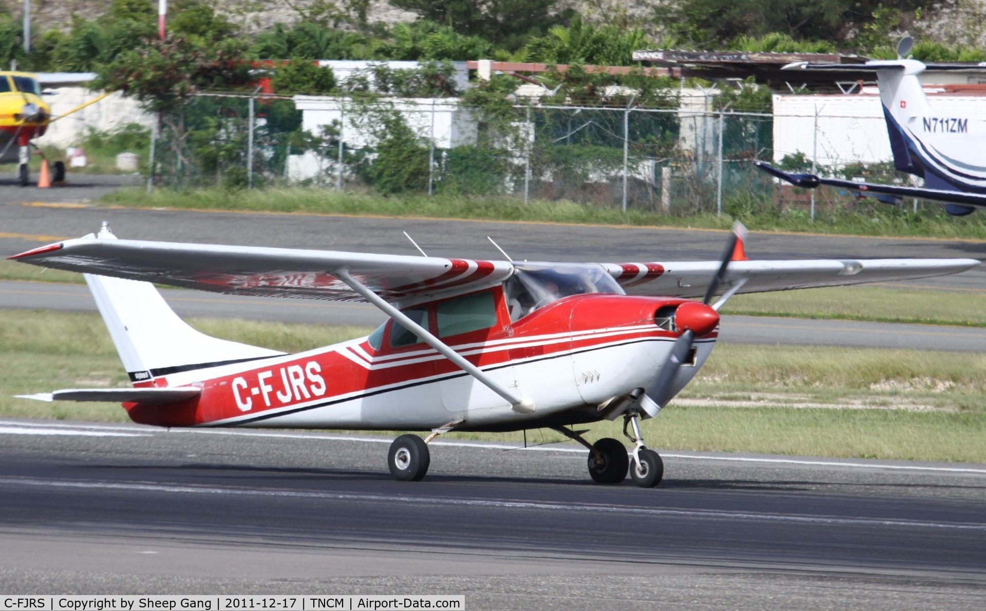 C-FJRS, 1962 Cessna 182E Skylane C/N 18253846, C-FJRS at TNCM