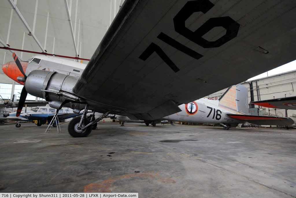 716, 1944 Douglas C-47B Skytrain C/N 16700/33448, Preserved inside Museum...