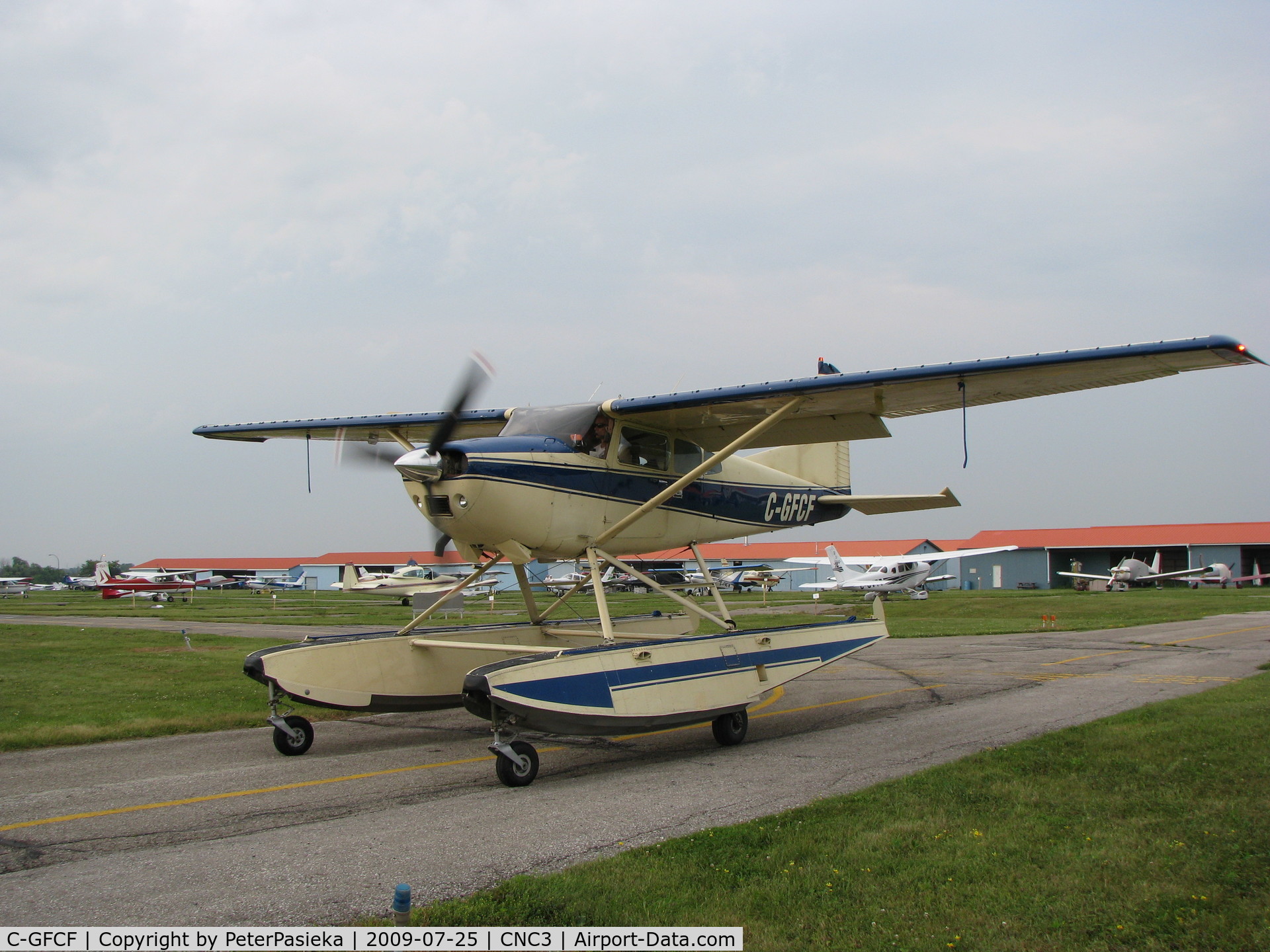 C-GFCF, 1977 Cessna A185F Skywagon 185 C/N 18503471, @ Brampton Airport
