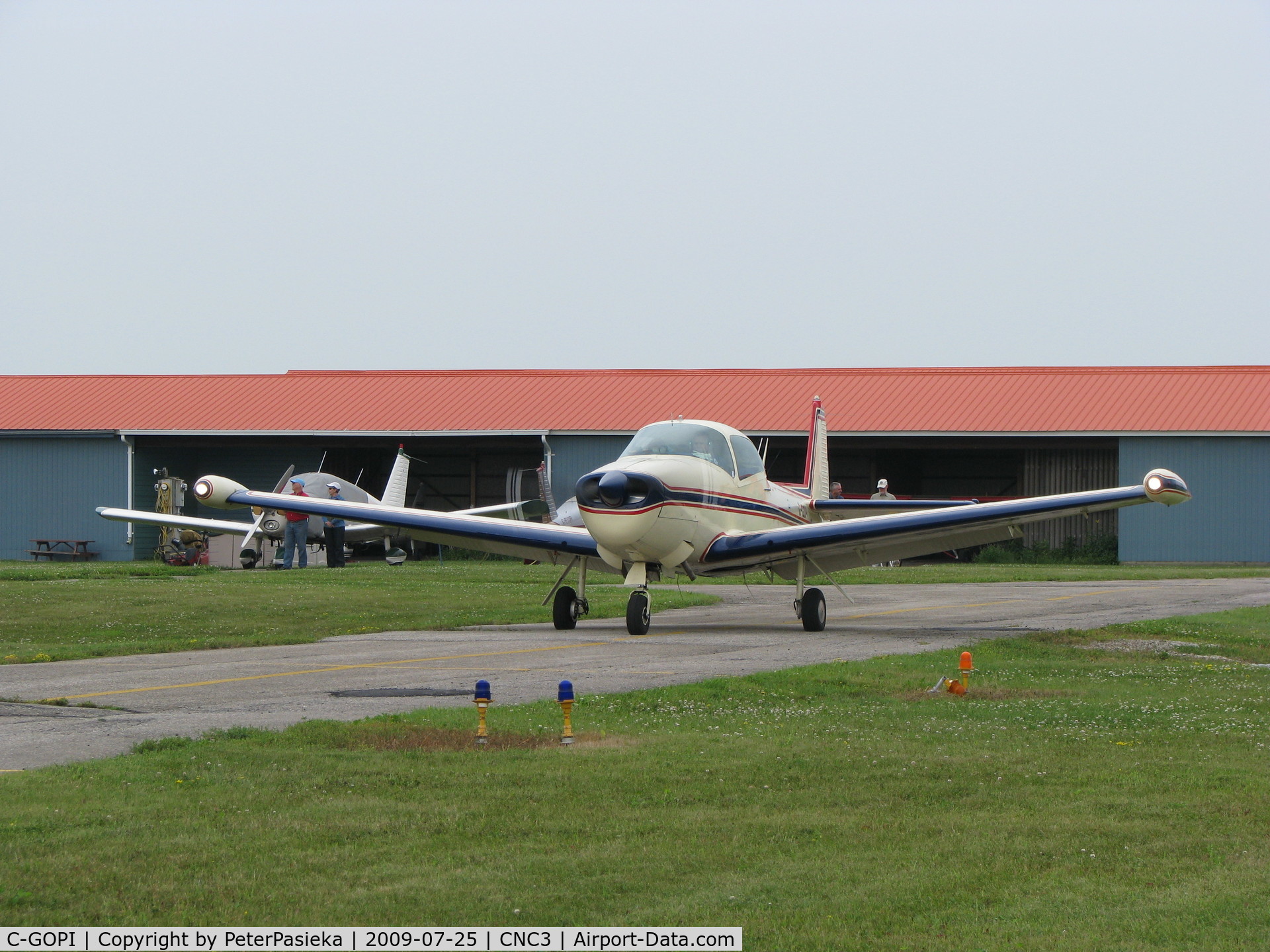 C-GOPI, North American Navion L-17A C/N NAV-4-1088, @ Brampton Airport