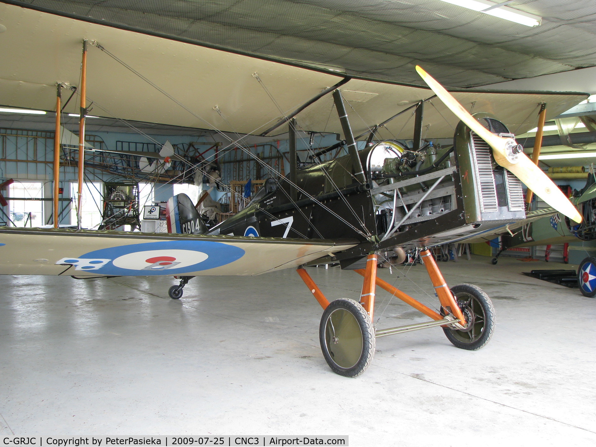 C-GRJC, 1991 Royal Aircraft Factory SE-5A Replica C/N C1904, The Great War Flying Museum