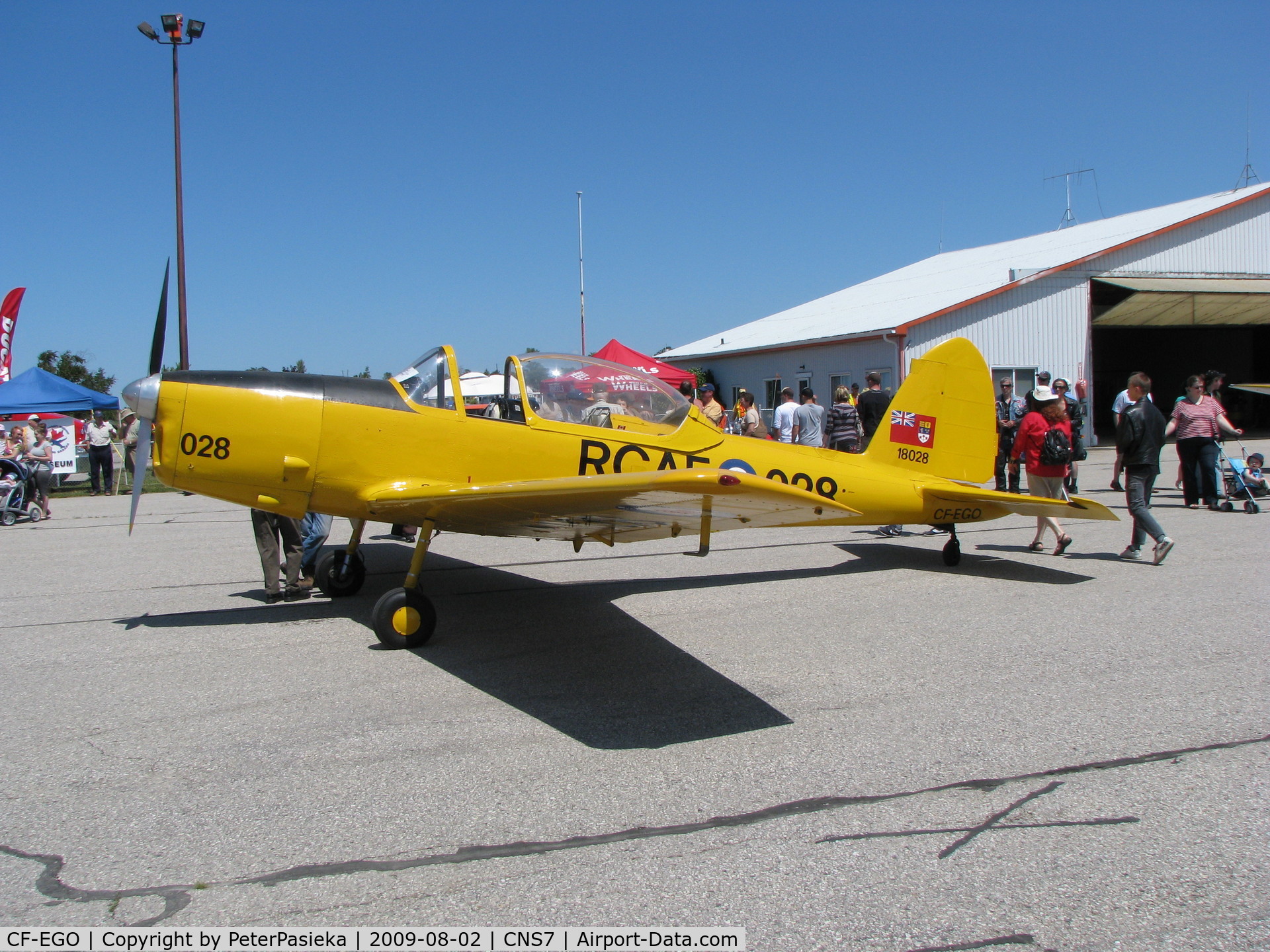 CF-EGO, 1956 De Havilland Canada DHC-1B-2-S5 Chipmunk Mk2 C/N 166-204, Kincardine Fly-in