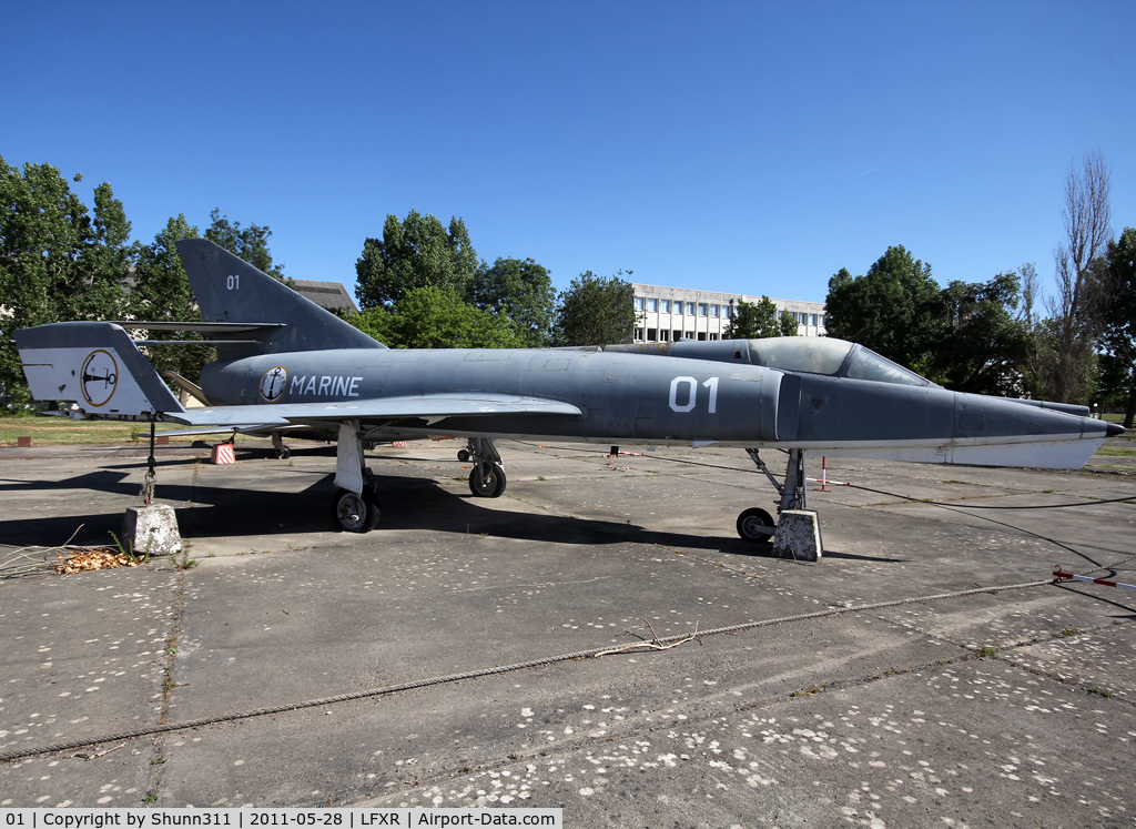 01, Dassault Etendard IV.M C/N 01, Preserved outside Museum
