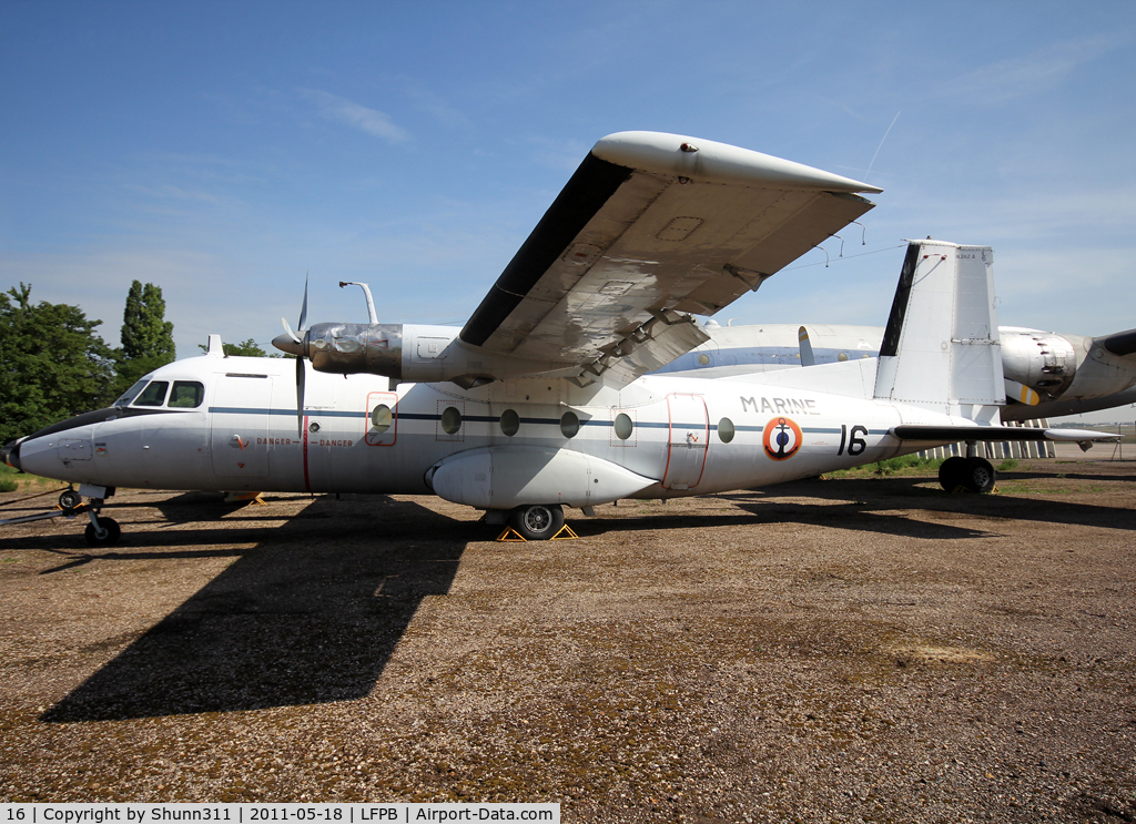 16, Aerospatiale N-262A Fregate C/N 16, Stored at Dugny during Le Bourget Airshow...