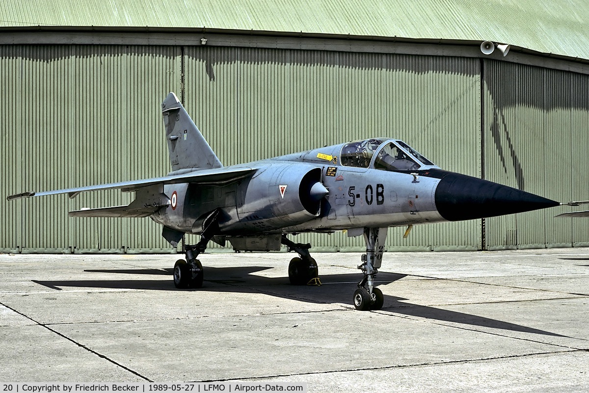 20, Dassault Mirage F.1C C/N 20, static display