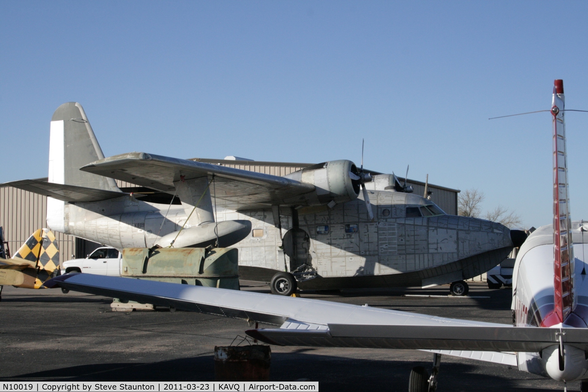 N10019, 1951 Grumman HU-16E Albatross C/N G 92/40B, Taken at Avra Valley Airport, in March 2011 whilst on an Aeroprint Aviation tour
