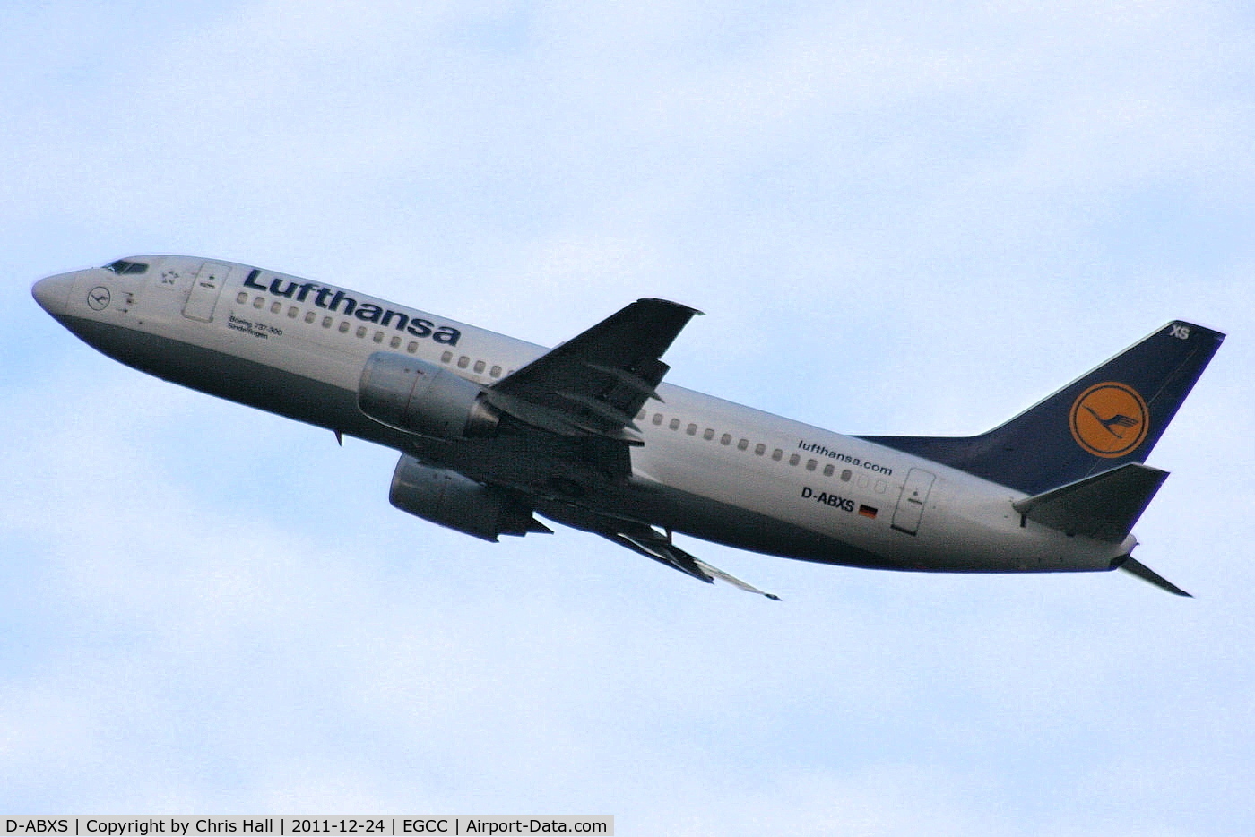 D-ABXS, 1988 Boeing 737-330 C/N 24280, Lufthansa