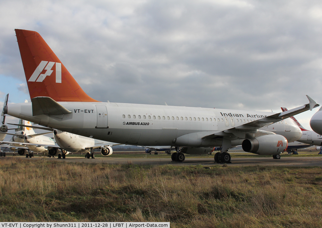 VT-EVT, 1992 Airbus A320-214 C/N 314, Stored and waiting scrapping process...