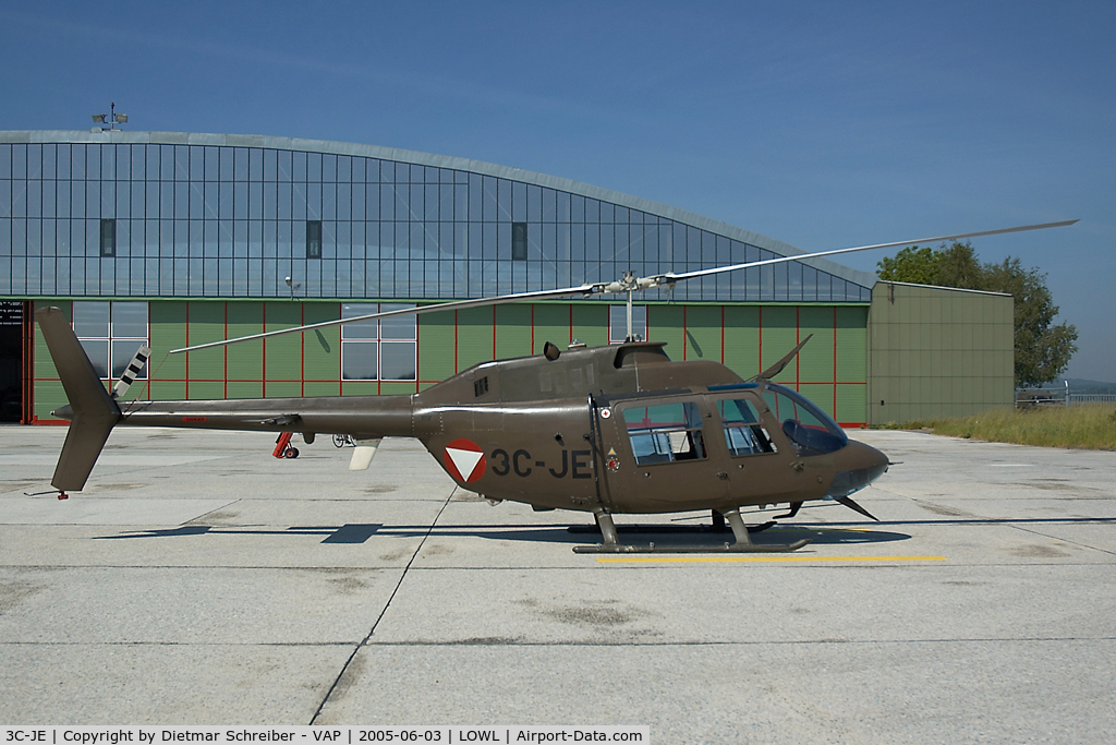 3C-JE, 1969 Agusta AB-206A JetRanger C/N 8139, Bell 206 Austrian Air Force
