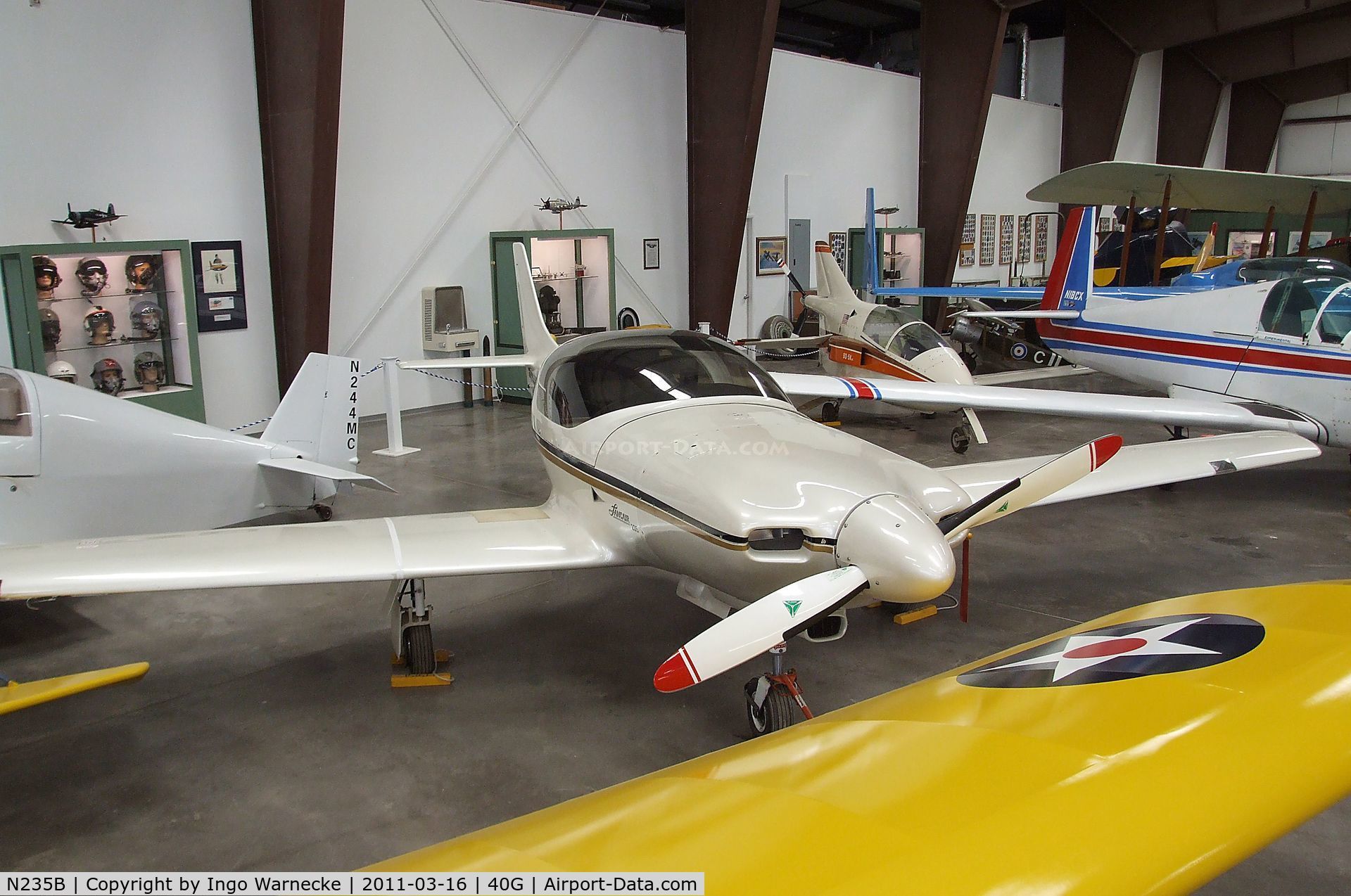 N235B, 1989 Lancair 235 C/N 39, Lancair (H.G. Schorpp) 235 at the Planes of Fame Air Museum, Valle AZ