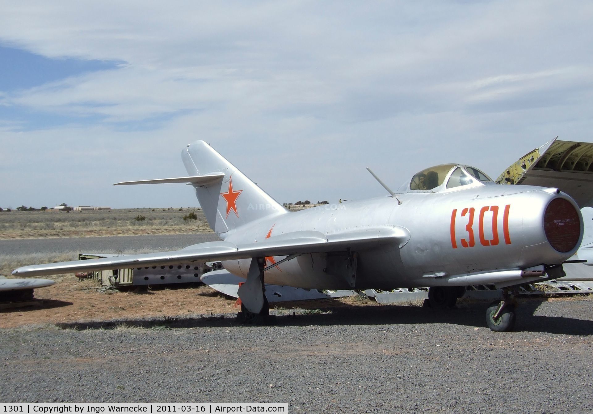 1301, Mikoyan-Gurevich MiG-15 C/N 5058, Mikoyan i Gurevich MiG-15 FAGOT at the Planes of Fame Air Museum, Valle AZ