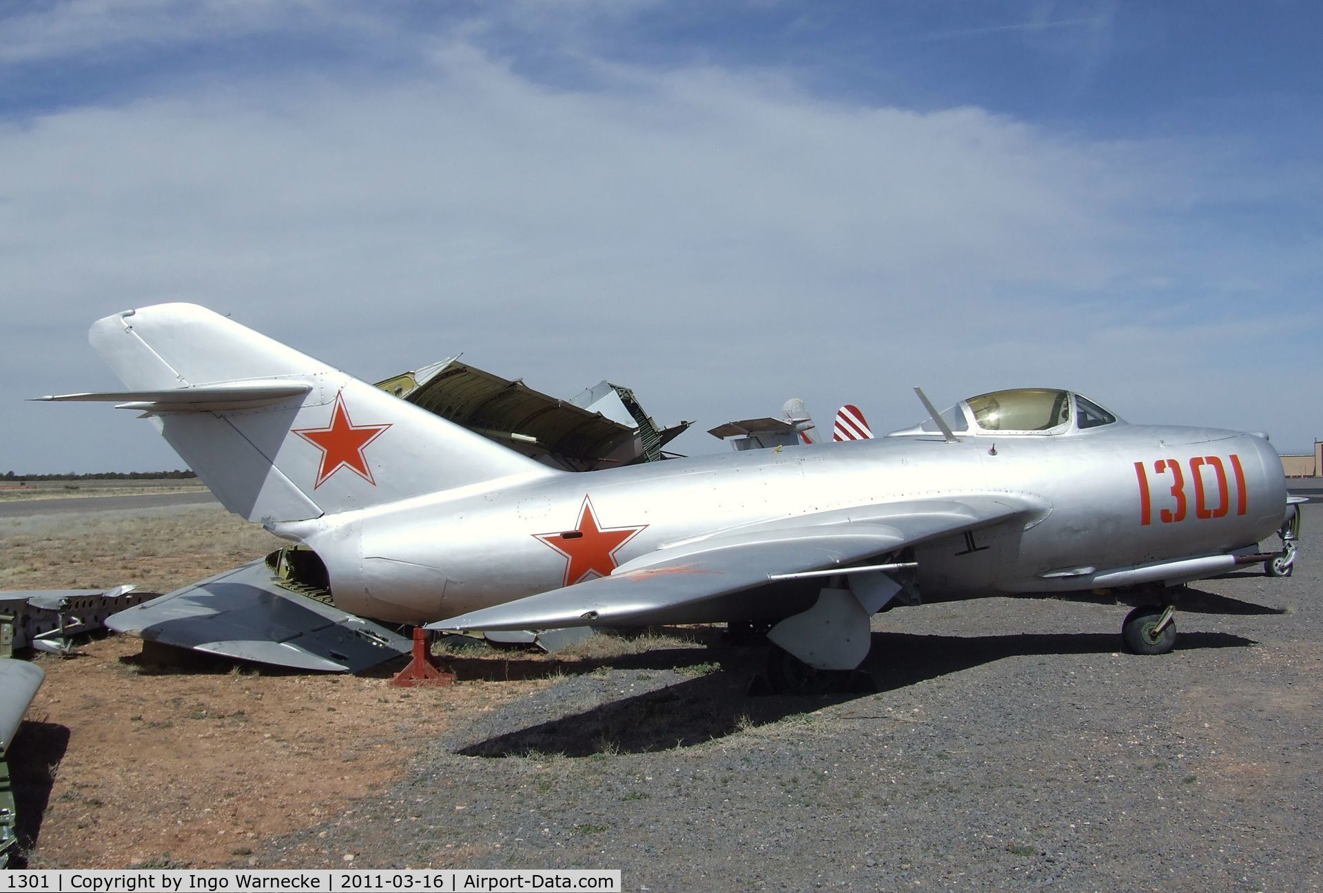 1301, Mikoyan-Gurevich MiG-15 C/N 5058, Mikoyan i Gurevich MiG-15 FAGOT at the Planes of Fame Air Museum, Valle AZ