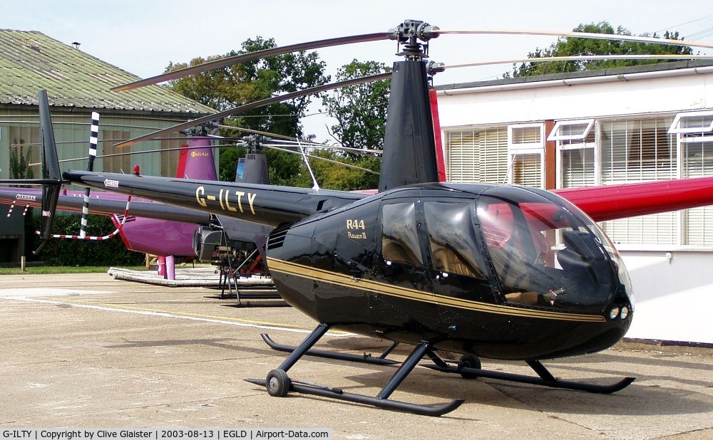 G-ILTY, 2003 Robinson R44 II C/N 10104, canx to France 8.7.2004, became F-GVPP - Photo taken about March 2003