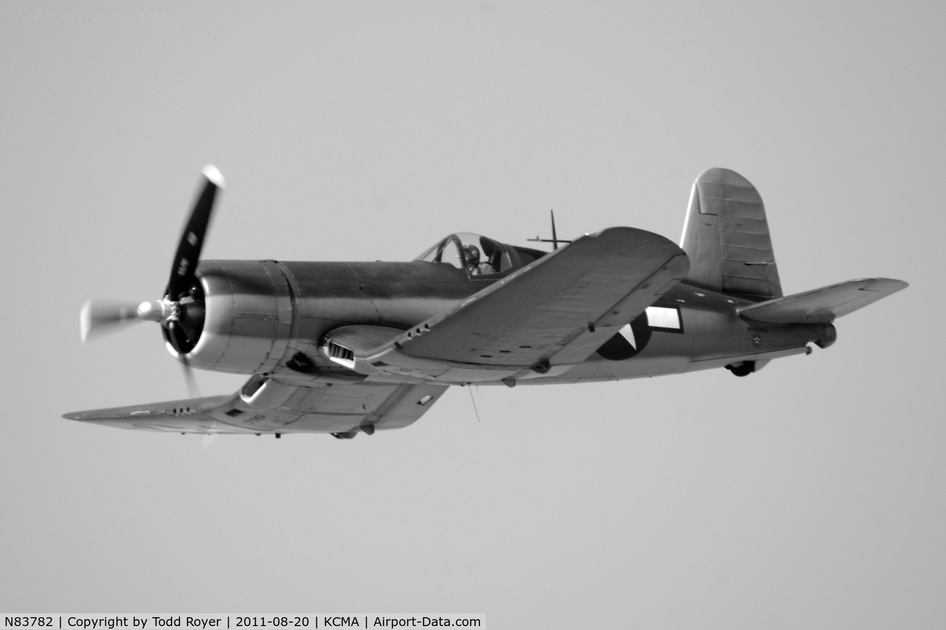 N83782, 1942 Vought F4U-1 Corsair C/N 3884 (Bu 17799), Camarillo Airshow 2011