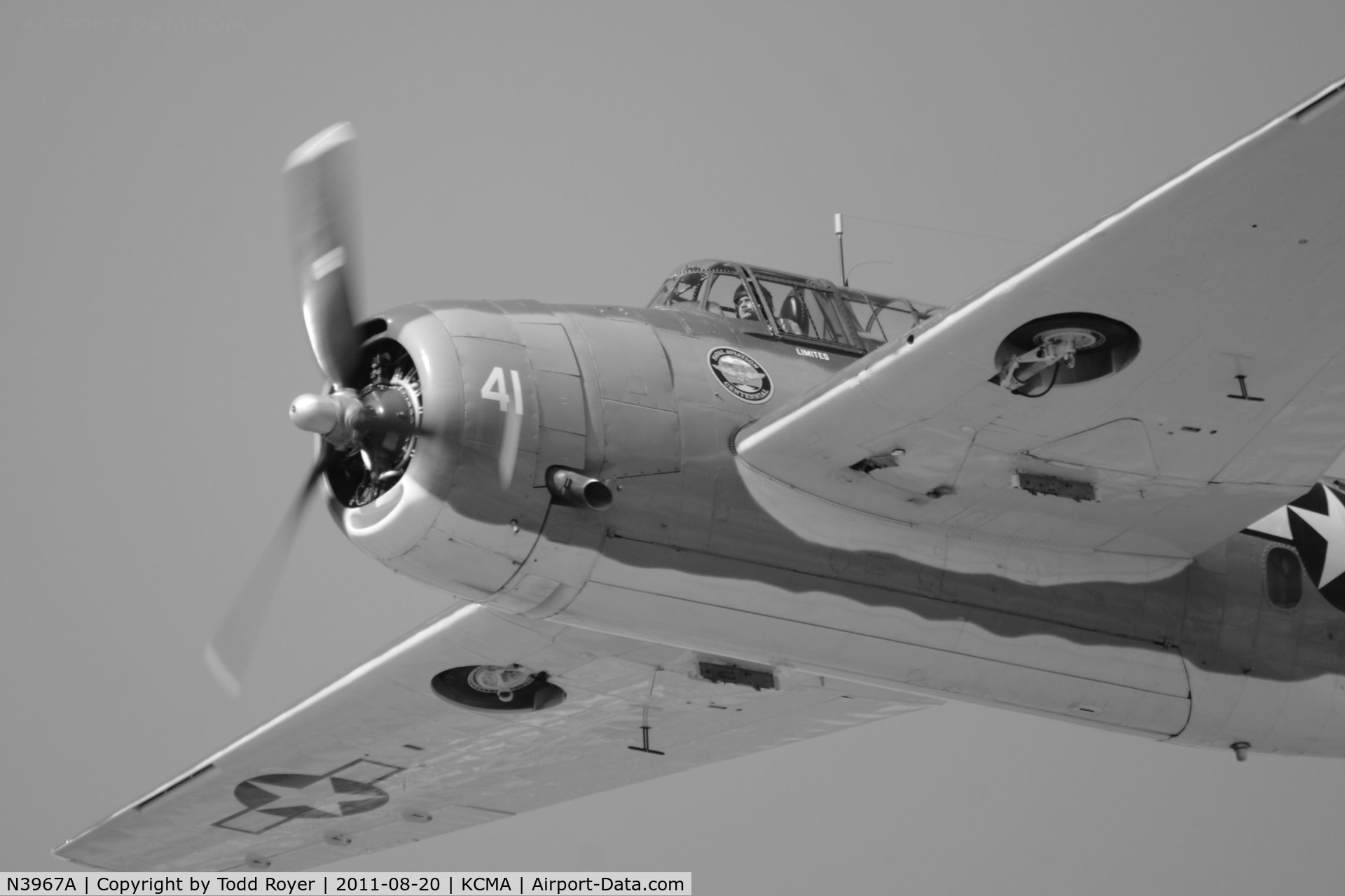 N3967A, 1945 Grumman TBM-3U Avenger C/N 53835, Camarillo airshow 2011