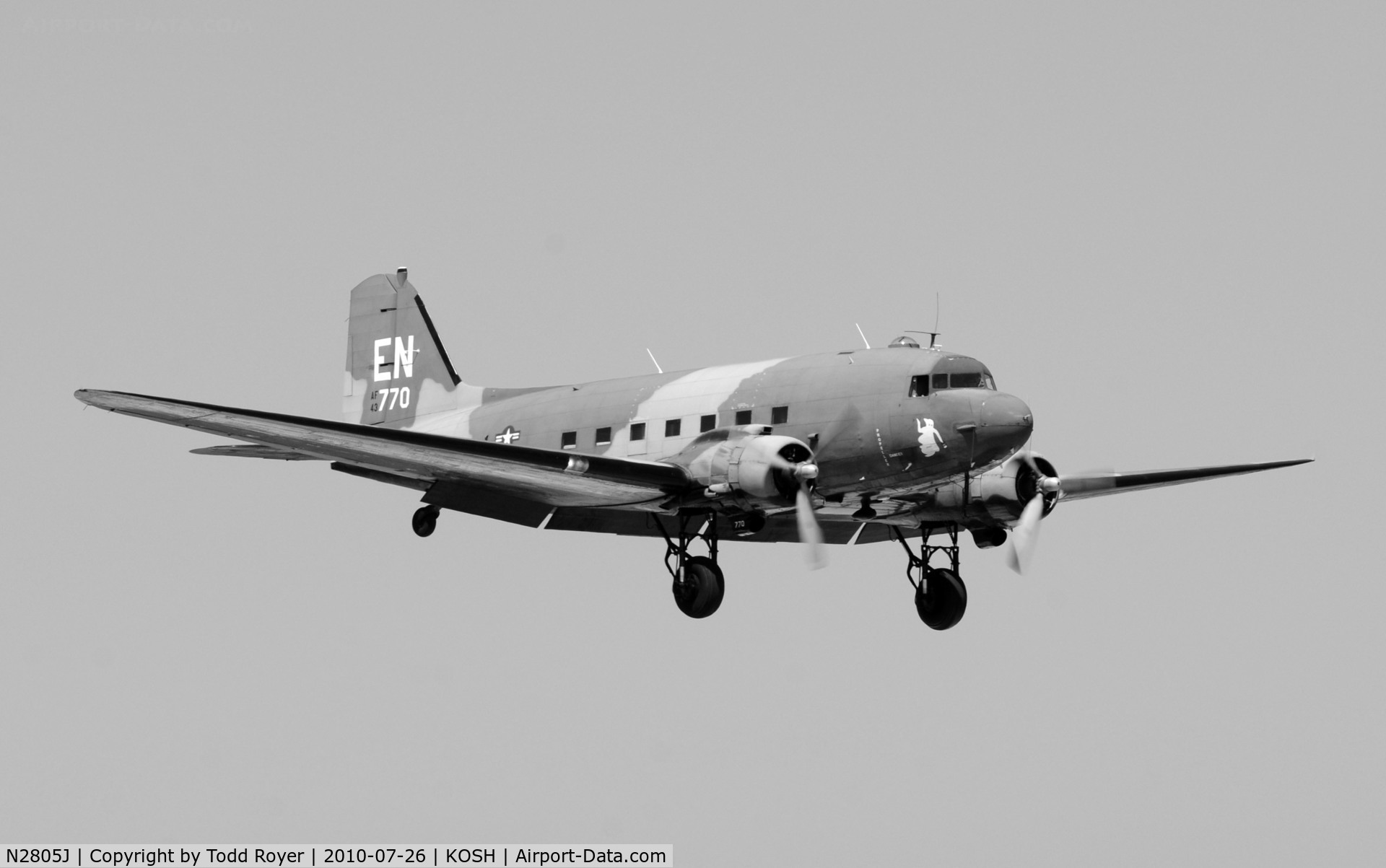 N2805J, 1944 Douglas DC3C-R-1830-90C C/N 20835, EAA AIRVENTURE 2010