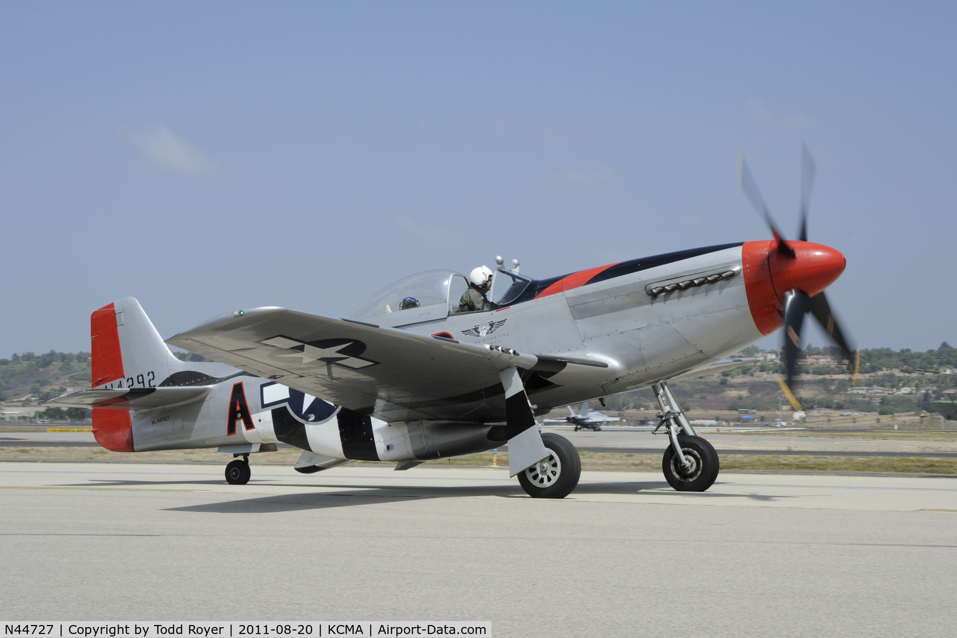 N44727, 1944 North American P-51D Mustang C/N 122-39198, Camarillo Airport