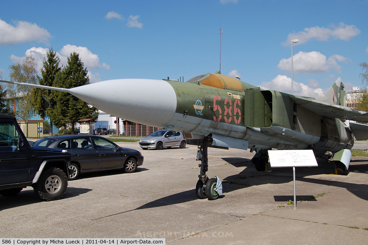 586, 1978 Mikoyan-Gurevich MiG-23MF C/N 0390213096/10812, Museum für Luftfahrt und Technik, Wernigerode, Germany