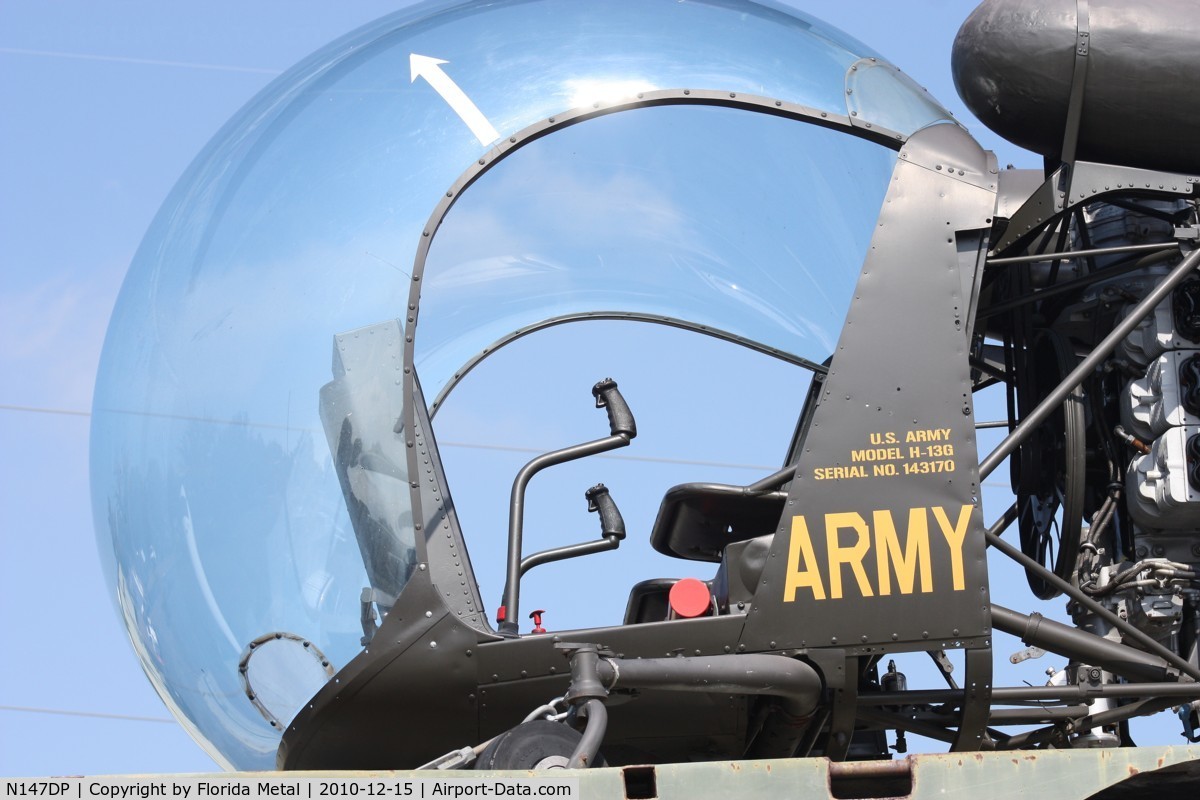 N147DP, 1956 Bell 47G C/N 1685, UH-13 at Armed Forces Museum Largo FL