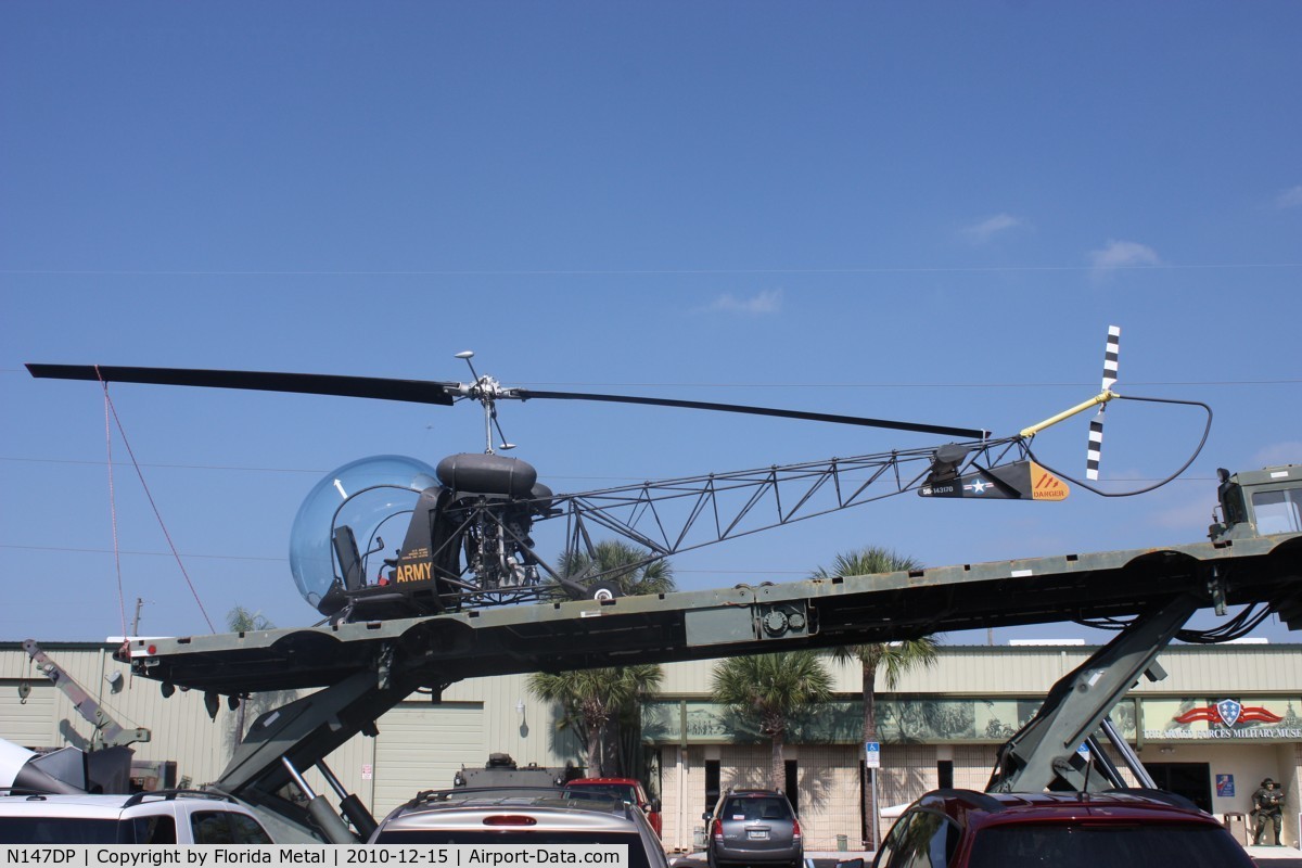 N147DP, 1956 Bell 47G C/N 1685, Armed Forces Museum UH-13 in Largo FL near Clearwater