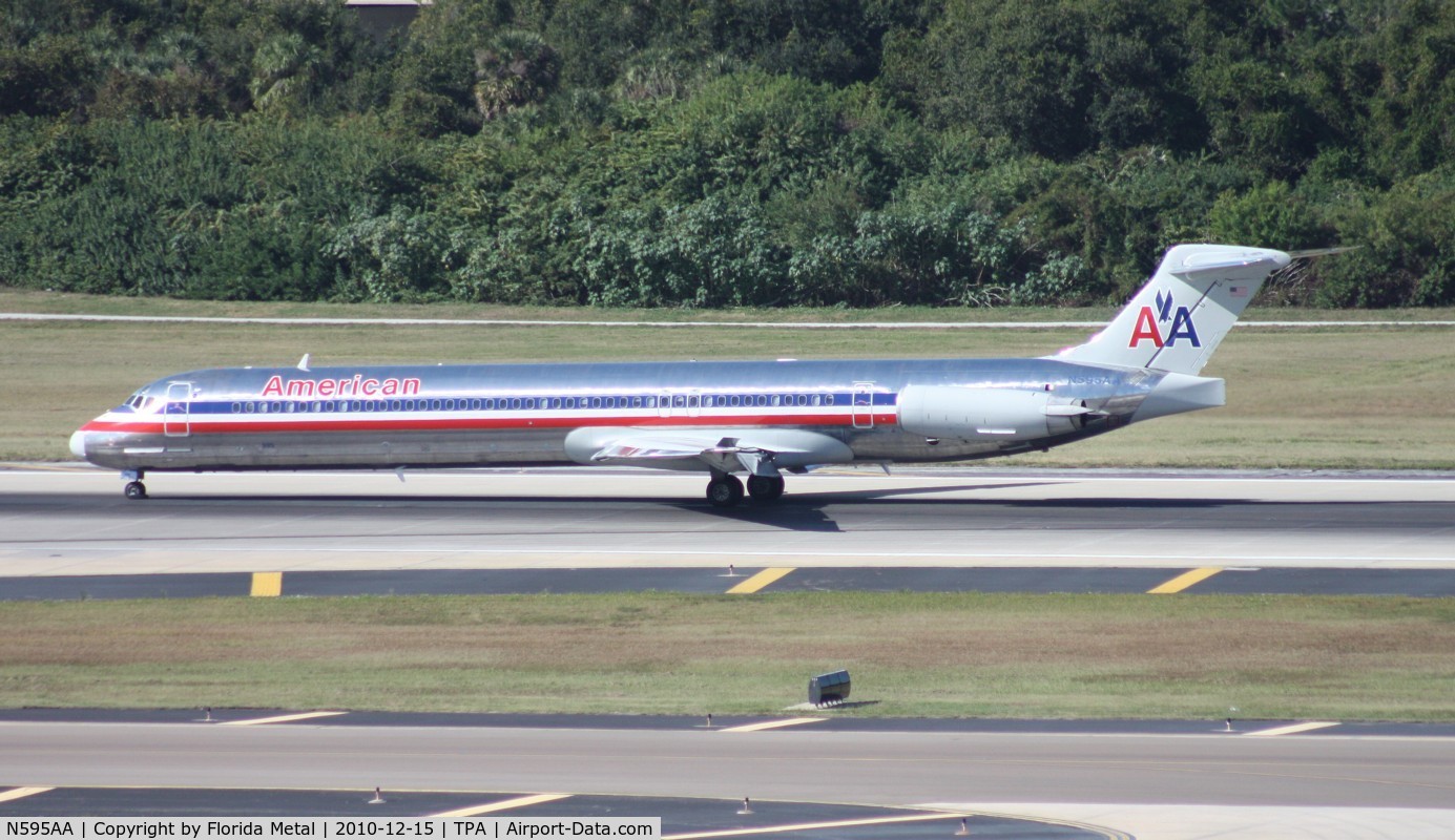 N595AA, 1992 McDonnell Douglas MD-83 (DC-9-83) C/N 53285, American MD-83